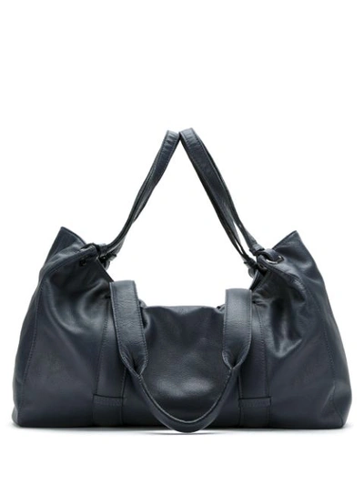 Shop Mara Mac Leather Tote - Blue