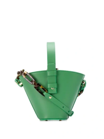 Shop Nico Giani Nelia Bucket Bag In Green