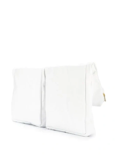 Shop Jacquemus La Ceinture Banane Belt Bag In White