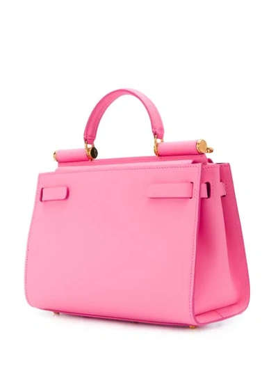 Shop Dolce & Gabbana 'sicily 62' Handtasche In 80405 Rosa