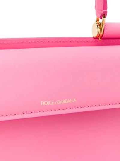 Shop Dolce & Gabbana 'sicily 62' Handtasche In 80405 Rosa