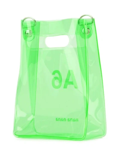 Shop Nana-nana A6 Tote Bag - Green