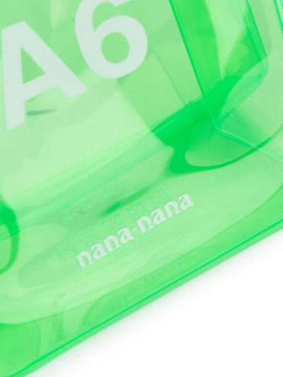 Shop Nana-nana A6 Tote Bag - Green