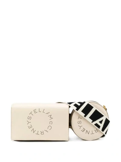 Shop Stella Mccartney Stella Logo Belt Bag In 9000 Beige