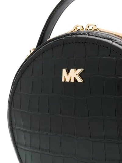 Shop Michael Michael Kors Delaney Crossbody Bag In Black