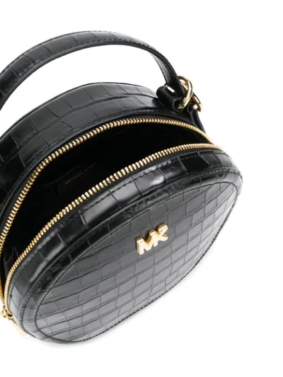 Shop Michael Michael Kors Delaney Crossbody Bag In Black