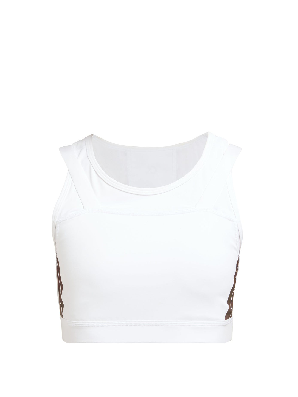 calvin klein white sports bra