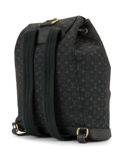 Shop Pre-owned Louis Vuitton Montsouris Gm Backpack In Black