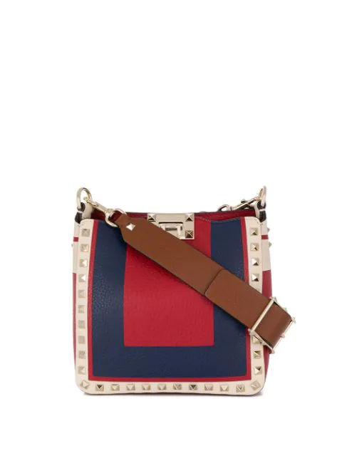 Valentino Garavani Garavani Rockstud Mini Tasche In Red Modesens