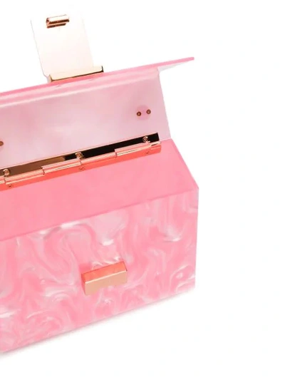 Shop Sophia Webster Patti Marbled Tote Bag In Pink