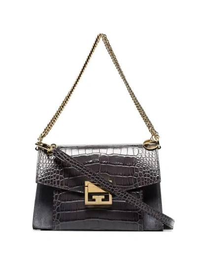 Shop Givenchy Gv3 Shoulder Bag - Grey