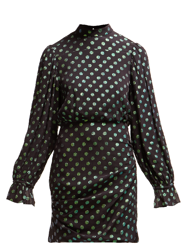 saloni polka dot dress