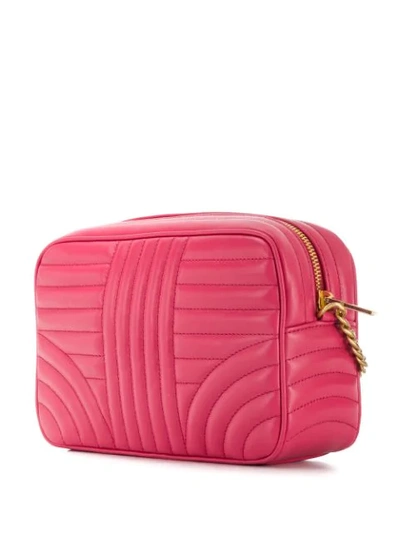Shop Prada 'diagramme' Umhängetasche In Pink
