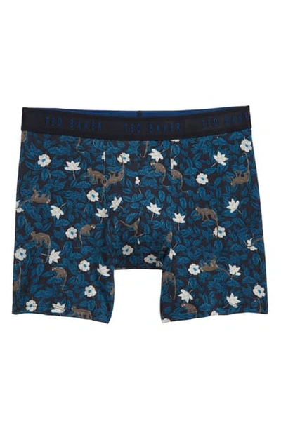 Shop Ted Baker Stretch Modal Boxer Briefs In Coco Navy