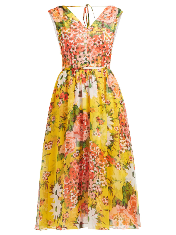 carolina herrera yellow gown