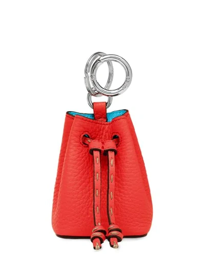 Shop Fendi Nano Mon Tresor Charm In Red