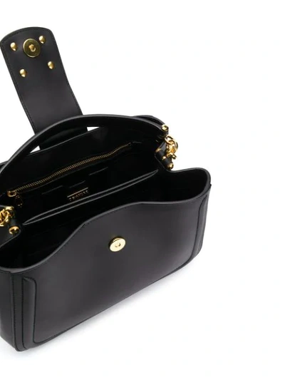Shop Dolce & Gabbana Sicily Soft-leather Tote Bag In Black
