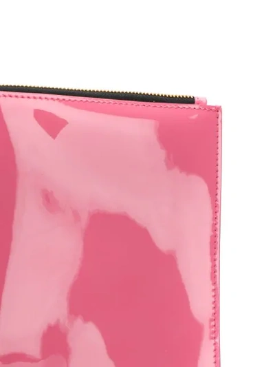 Shop Marni Patent Clutch Bag In Pink