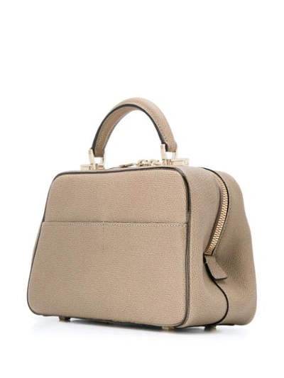 Shop Valextra Kleine 'serie S' Handtasche In Brown
