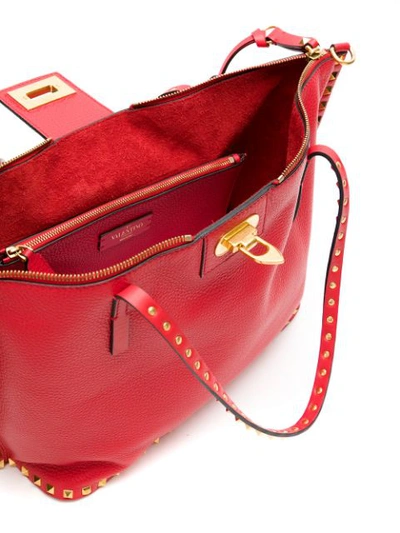 Shop Valentino Sw2b0e72kyk Ju5 Furs & Skins->leather In Red