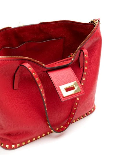 Shop Valentino Sw2b0e72kyk Ju5 Furs & Skins->leather In Red