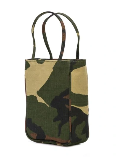 Shop Ashley Williams Camouflage Print Tote In Green