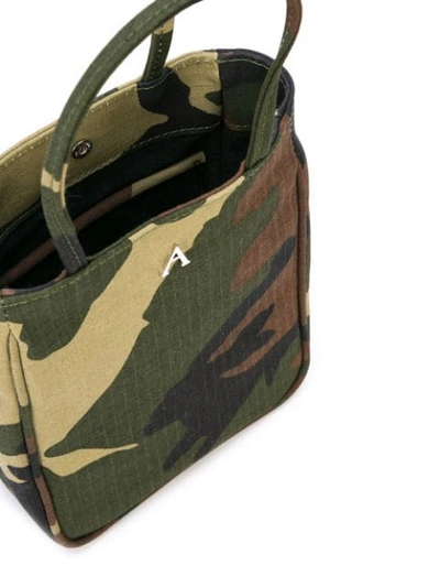 Shop Ashley Williams Camouflage Print Tote In Green