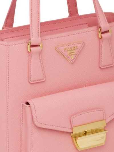 Shop Prada Metropolis Tote Bag In Pink