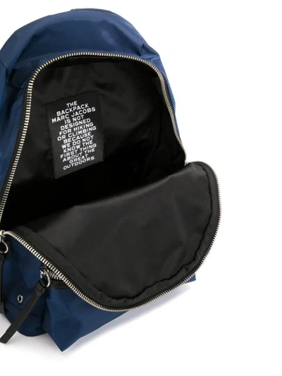 Shop Marc Jacobs The Large Backpack In Blue