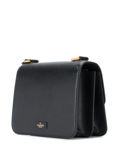 Shop Valentino Garavani Vsling Shoulder Bag In Black