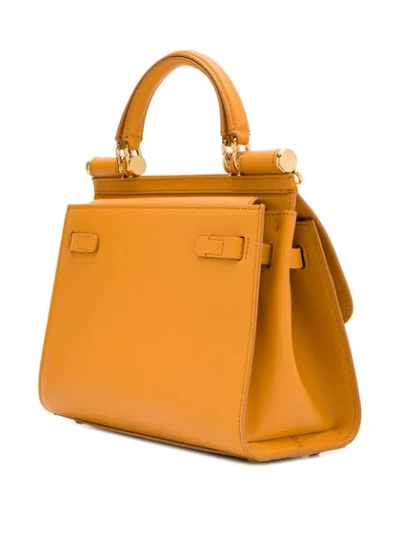 Shop Dolce & Gabbana Sicily 58 Tote - Gelb In Yellow
