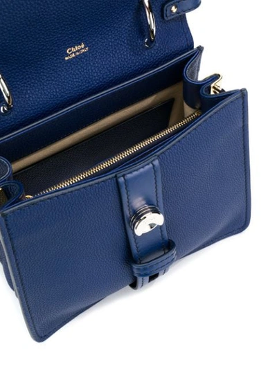 Shop Chloé Small Aby Day Tote Bag In Blue