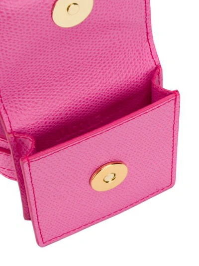 Shop Jacquemus Bracelet Bag In Pink
