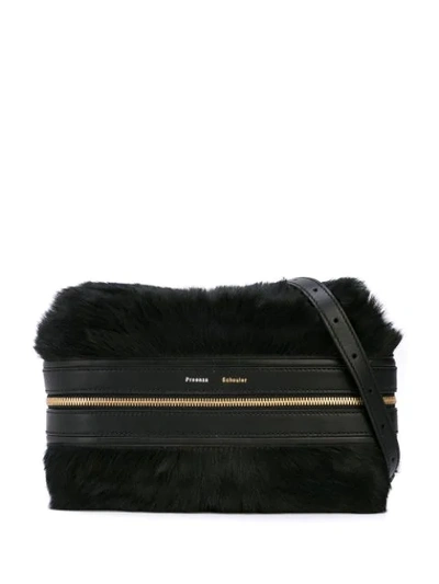 Shop Proenza Schouler Textured Belt Bag In Black
