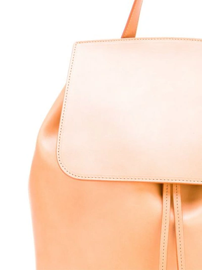 Shop Mansur Gavriel Drawstring Backpack In Brown