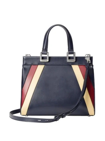 Shop Gucci Small Zumi Tote In Blue