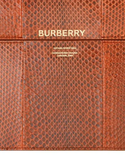 Shop Burberry Grace Bag In Orange