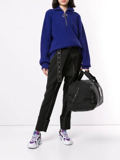 Pre-owned Chanel Sport Line Holdall In Black