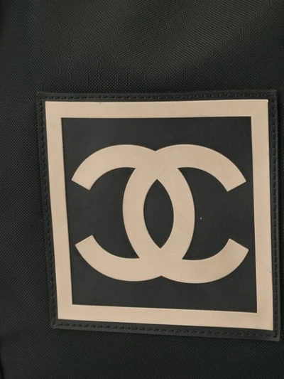 Pre-owned Chanel Sport Line Holdall In Black
