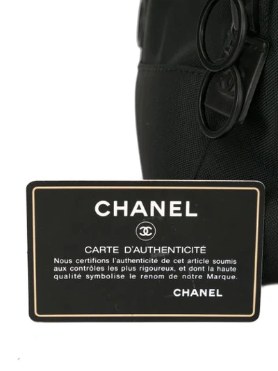 Pre-owned Chanel Sport Line Holdall In Black