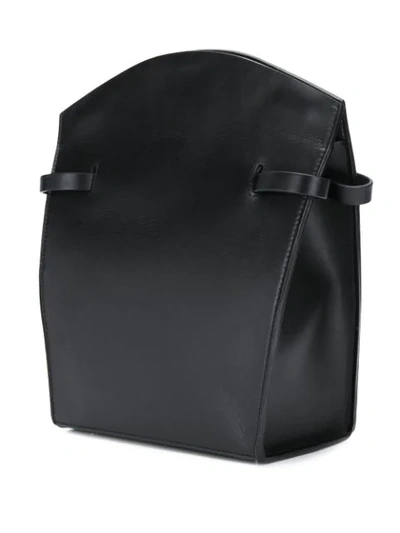 Shop Aesther Ekme Midi Satchel Shoulder Bag In Black