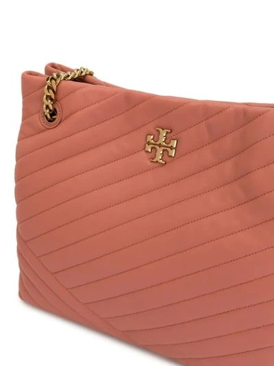 Shop Tory Burch Kira Chevron Tote Bag In Pink