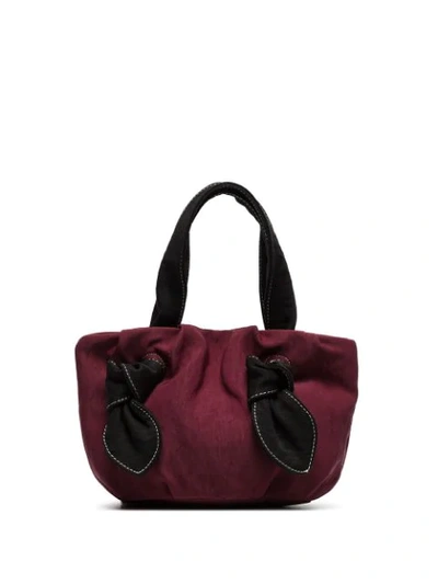 Shop Staud Ronnie Tote Bag In Red