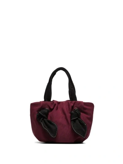 Shop Staud Ronnie Tote Bag In Red