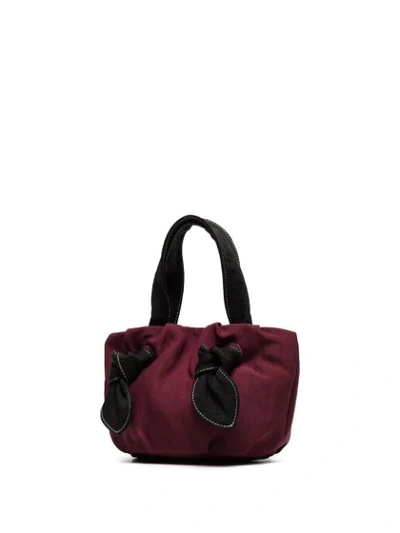 Shop Staud Ronnie Tote Bag In Red