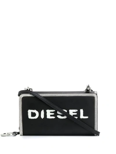 Shop Diesel Duplet Lclt Cross In Black