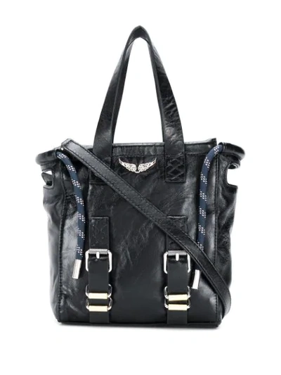 Shop Zadig & Voltaire Bianca Mini Bag In Black