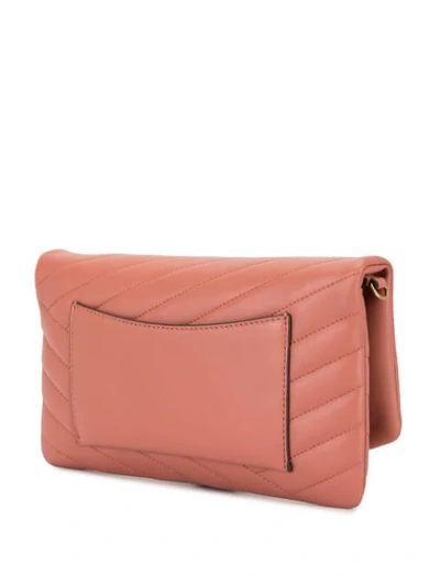 Shop Tory Burch Kira Quilted Clutch In Pink
