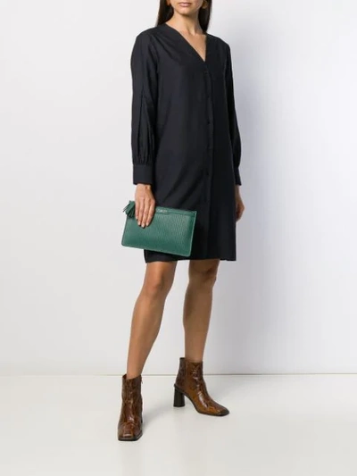 Shop Visone Kim Clutch In Green