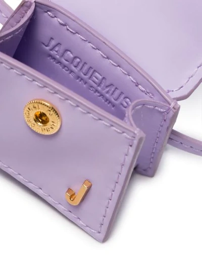 Shop Jacquemus Le Chiquiti Leather Mini Bag In Lila